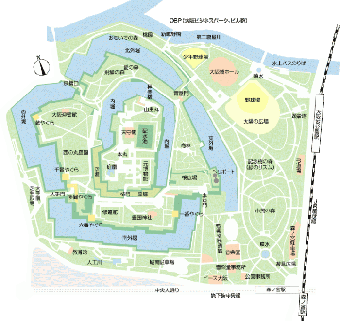 來源: http://www.osakajyotori.com/map/route/map.html