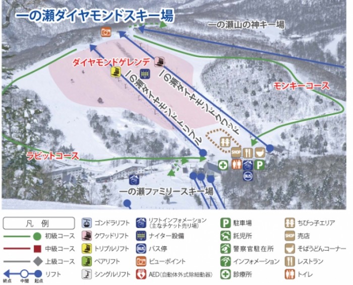 來源: http://www.shigakogen.co.jp/highlight/ichinose_ski
