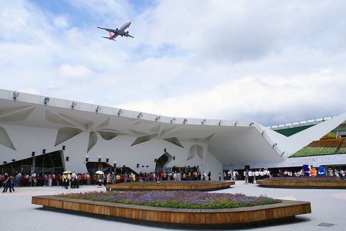 來源: https://zh.wikipedia.org/wiki/File:2010_Taipei_Flora_Expo_EXPODome.jpg