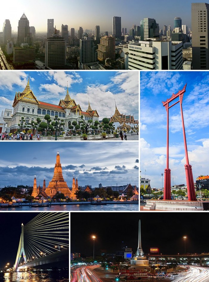 來源: https://zh.wikipedia.org/zh-tw/%E6%9B%BC%E8%B0%B7#/media/File:Bangkok_montage_3.jpg